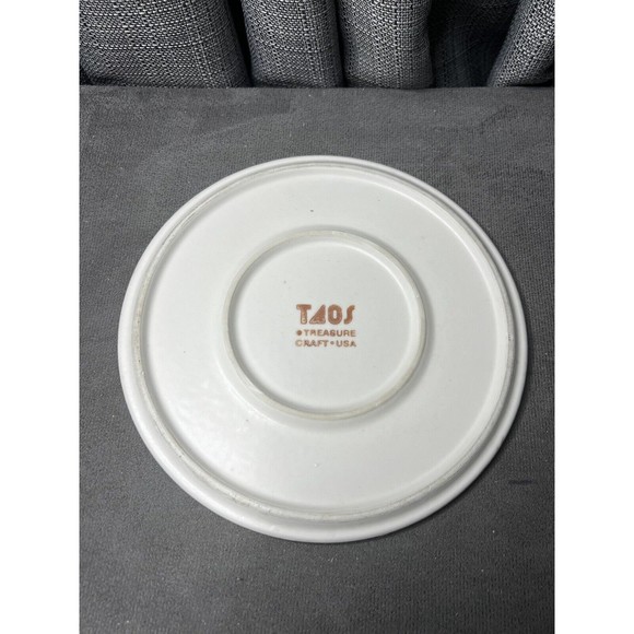 VTG Treasure Craft Taos Tile Trivet Hotplate Chile Peppers Retired - Picture 4 of 6